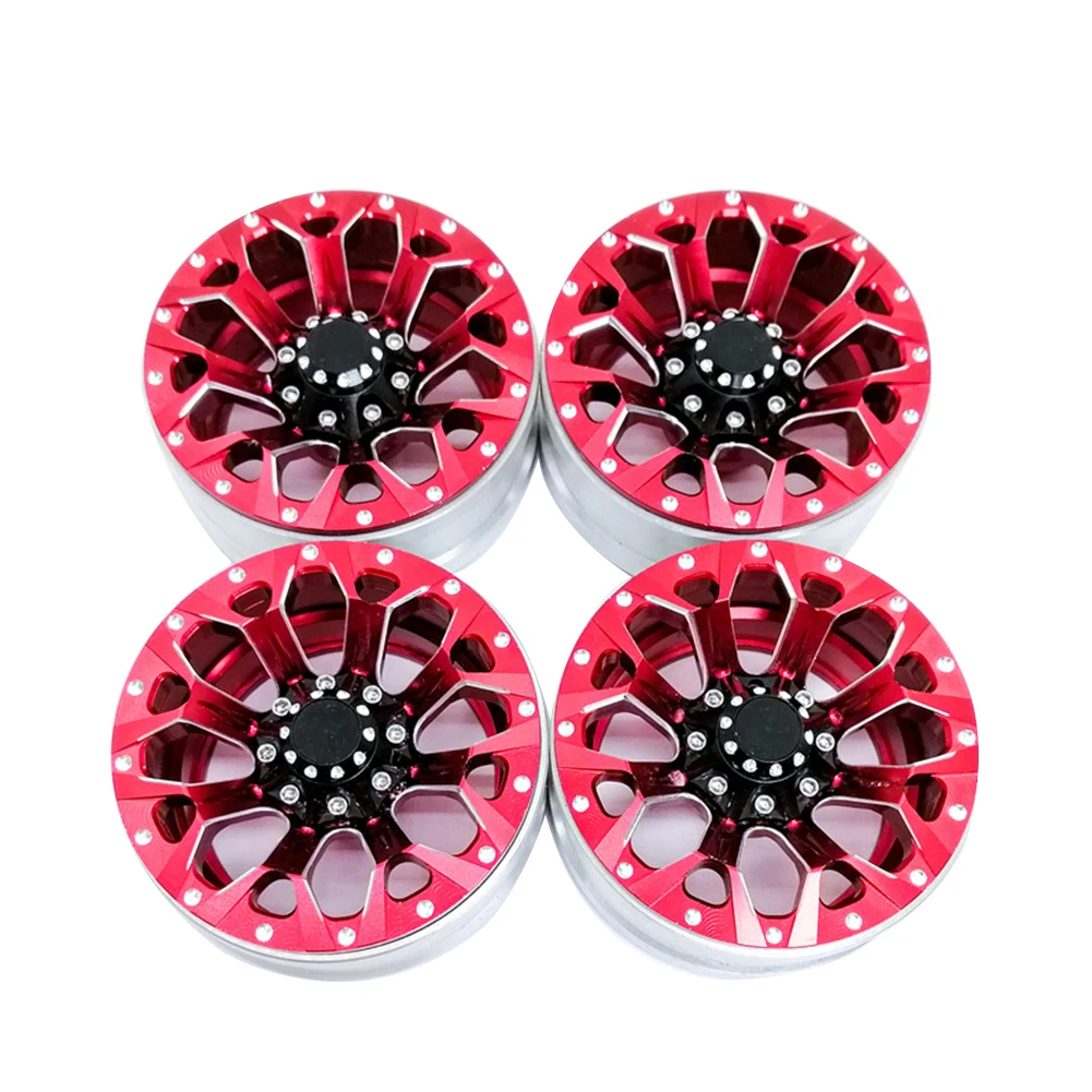 

Durable Shock-proof For RC Cralwer Axial RC Car Wheels Replacement 1:10 Alloy Spare Parts Toys SCX10 Bead Lock Crush-resistant