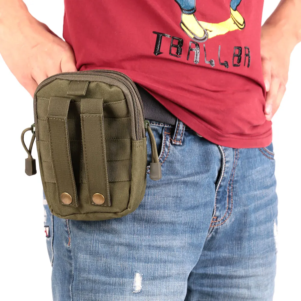 

Sport Tactical Military Molle Waist Pack Bag Camping Hiking Pouch Purse