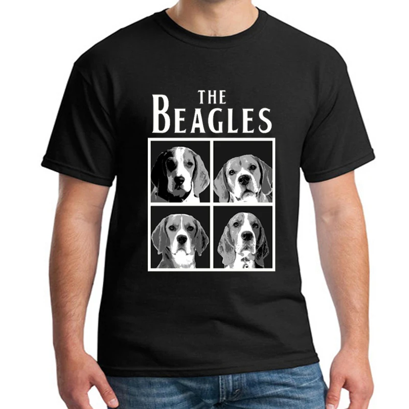 

women cute The Beagles funny t shirt men Short Sleeve Casual plus size S-3XL tee shirt homme beagle design tshirts mens NN