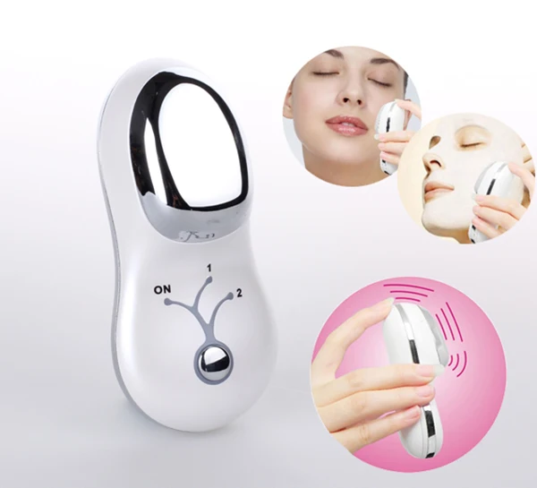 2 in 1 Home Use Galvanic Ionic Vibration Facial Cleansing Machine Skin