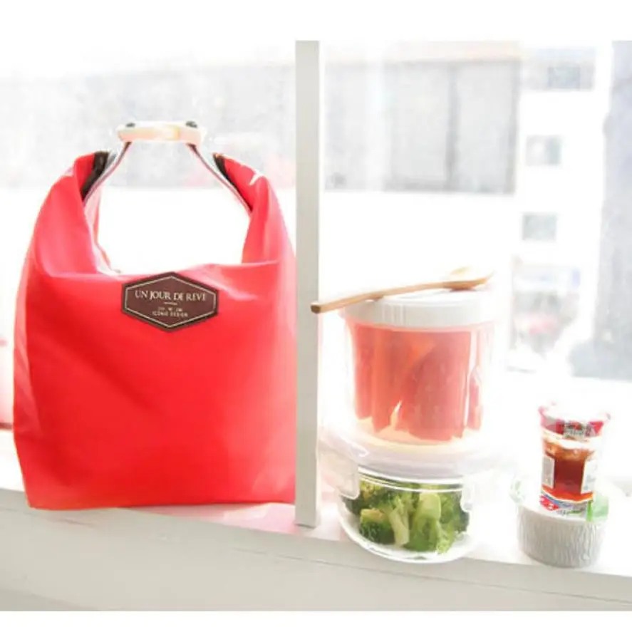 Tote Portable Insulated Lunch Box Pouch Cooler Waterproof Special Thermal Insulation Materia Storage Nylon Food Bag 23Jun 11