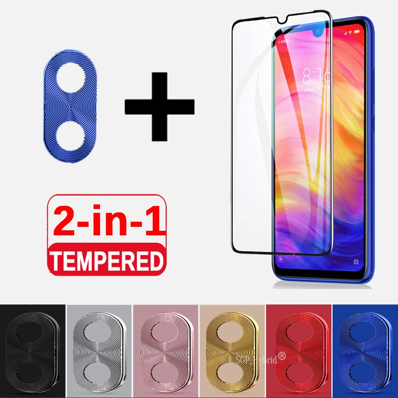 

Camera Protective Ring Screen Protector On Redmi Note 7 Tempered Glass Safety Film For Xiaomi Redmi Red mi Note 7 Mi7 Glass