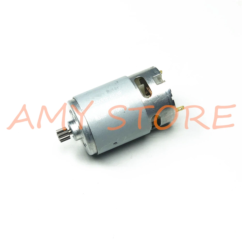 Двигатель RS550 17 зубцов 15 зубцов 14 11 зубцов 9,6 V 10,8 V 12V 14V14.4V 16,8 V 18V Шестерня 3 мм вал для аккумуляторной дрели|Двигатель постоянного тока DC| | АлиЭкспресс