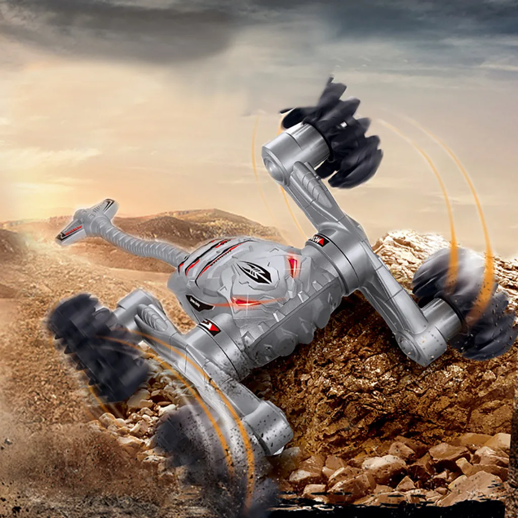 

2019 Uzaktan Kumandali Araba Climbing Remote Control Car Mech Scorpion Resistance to Falling Trick Remote Control Car
