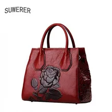 Женские сумки из натуральной кожи, модная национальная сумка на плечо с цветочным принтом, сумка-мессенджер