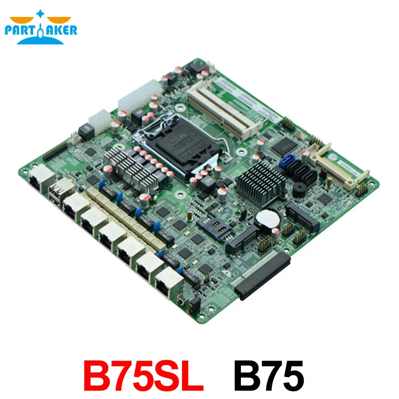 Mini ITX Motherboard B75SL with bypass/6 Gigabit port /ATX
