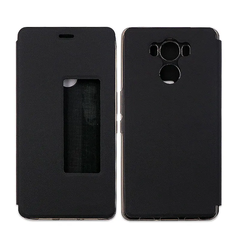 Для Elephone P9000 lite чехол, Роскошный чехол из искусственной кожи, флип 5,5 дюймов для Elephone P9000, защитный пластиковый чехол для телефона s - Цвет: black p9000