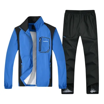 

Men Tracksuit Sportswear Men Sweatshirt Sweatpants High Street Mens Tracksuits Spring Autumn pants joggers men sweat suit