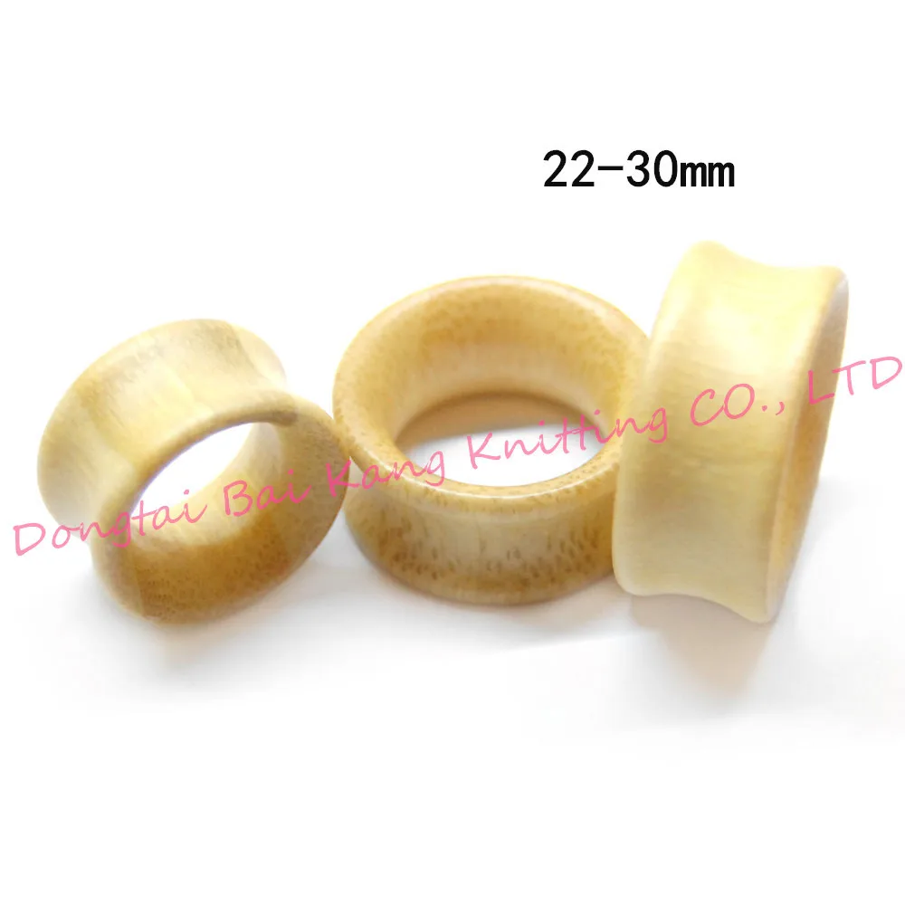 Newest Style Wood Ear Plugs Large Lauge Flesh Tunnel Natural Bamboo