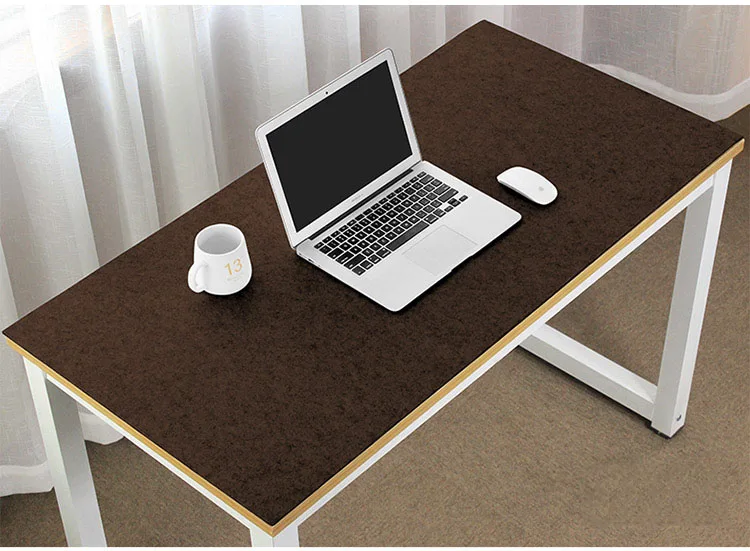 Hfбезопасности 900*450*3 мм большой размер Войлок стол коврик для мыши офисный стол ноутбук коврик компьютер 10 цветов теплый коврик для мыши - Цвет: Type 3