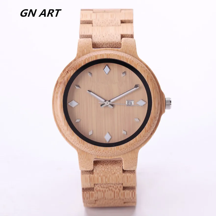 

019Z relogio masculino Wood Watch Men erkek kol saati Week Display Date Quartz Watches Wooden Accept Logo