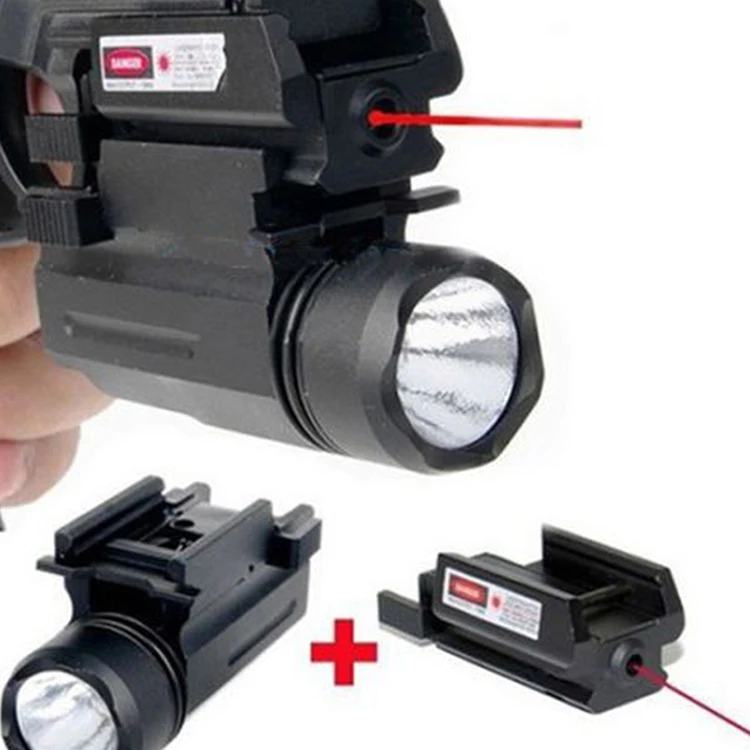 

Tactical Red Dot Laser Sight + Led Flashlight Hunting Laser Laser Output Less Than 5mw Wave Length 635nm Hunting Tools Qz0134