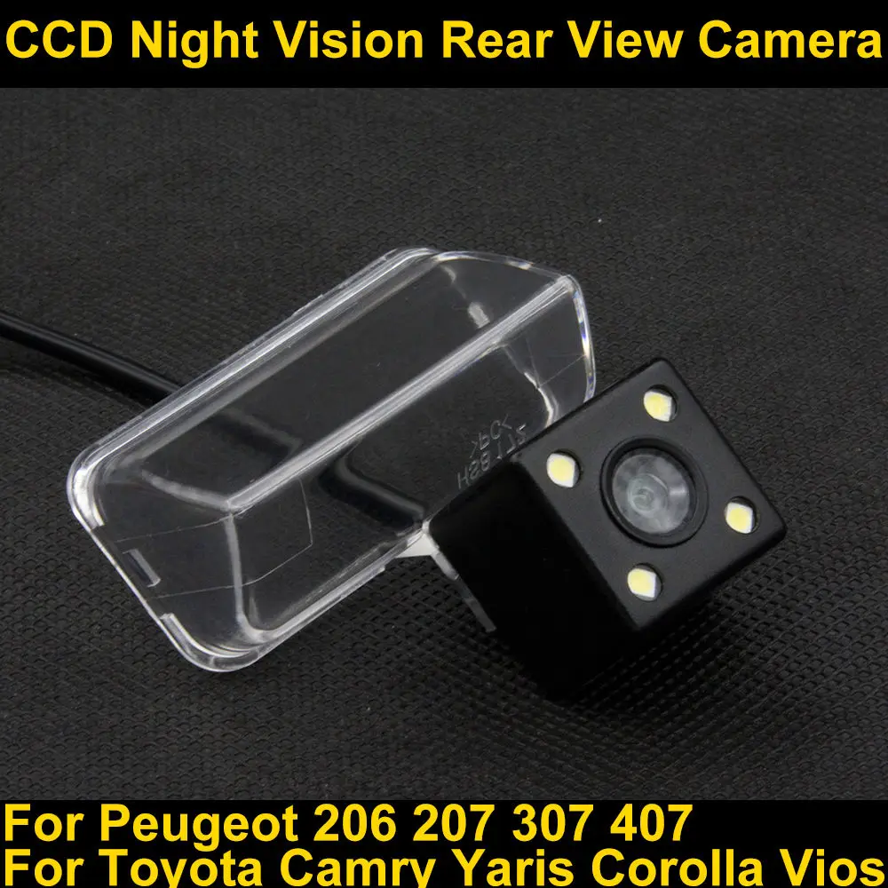 

Rear View Camera FOR PEUGEOT 206 207 307 407 To Toyota Camry Yaris Verso Corolla