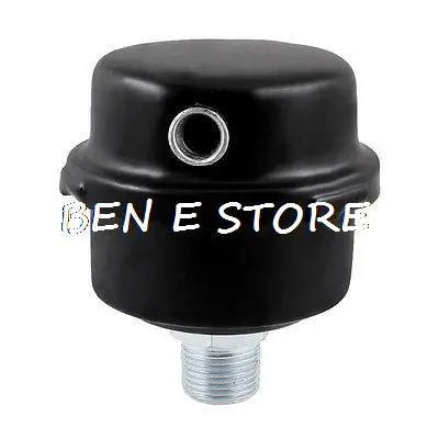 

Metal Housing Metal 3/8"PT Male Thread Exhaust System Silencer Muffler