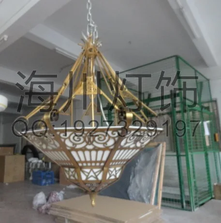 Manufacturers custom laser cutting copper Arab-style chandeliers | Лампы и освещение
