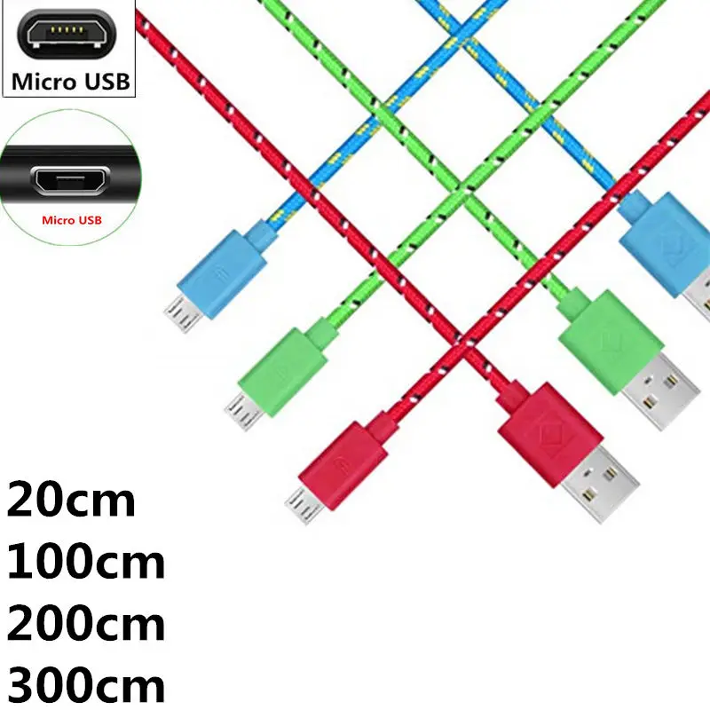 

Nylon Charger Cable for Lenovo Vibe P1 X2 X3 Z2 K5 P1M S1 K3 K5 Note Data Wire for lenovo A536 A2010 A600 S850 P70 S60