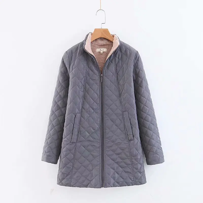2019 Winter Down Parka Warm Long Cotton padded Jacket Female Coat Loose Plus Size 3XL Winter Jacket Women Stand Collar Outwear