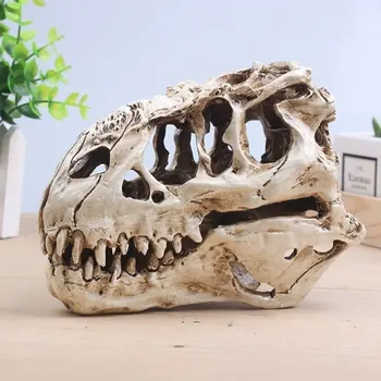 

Dinosaur Tyrannosaur Skull Unique Aquarium Decorations Fish Tank Replica Aquarium Decoration Collectibles
