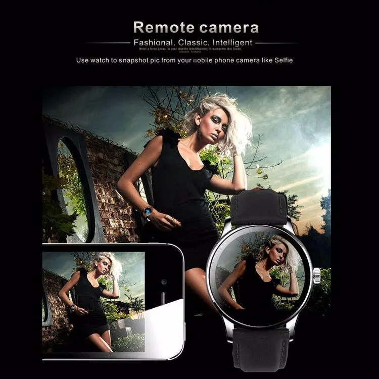 B4 Newest SmartWatch with Bluetooth 4.0 Support Heart Rate Monitor for Android for  Samsung Galaxy S4S5S6S7Note3Note4Note5Note6 for HTC Sony LG Xiaomi Huawei ZUK and for iPhone 5 5C 5S 6 6S (6)