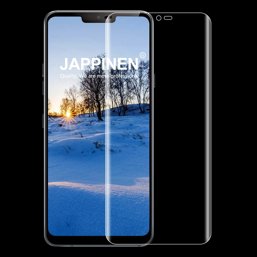 Jappinen 2 шт. пленка из мягкого ТПУ 3D полное покрытие Экран Защитная для LG G7 один X5 ThinQ