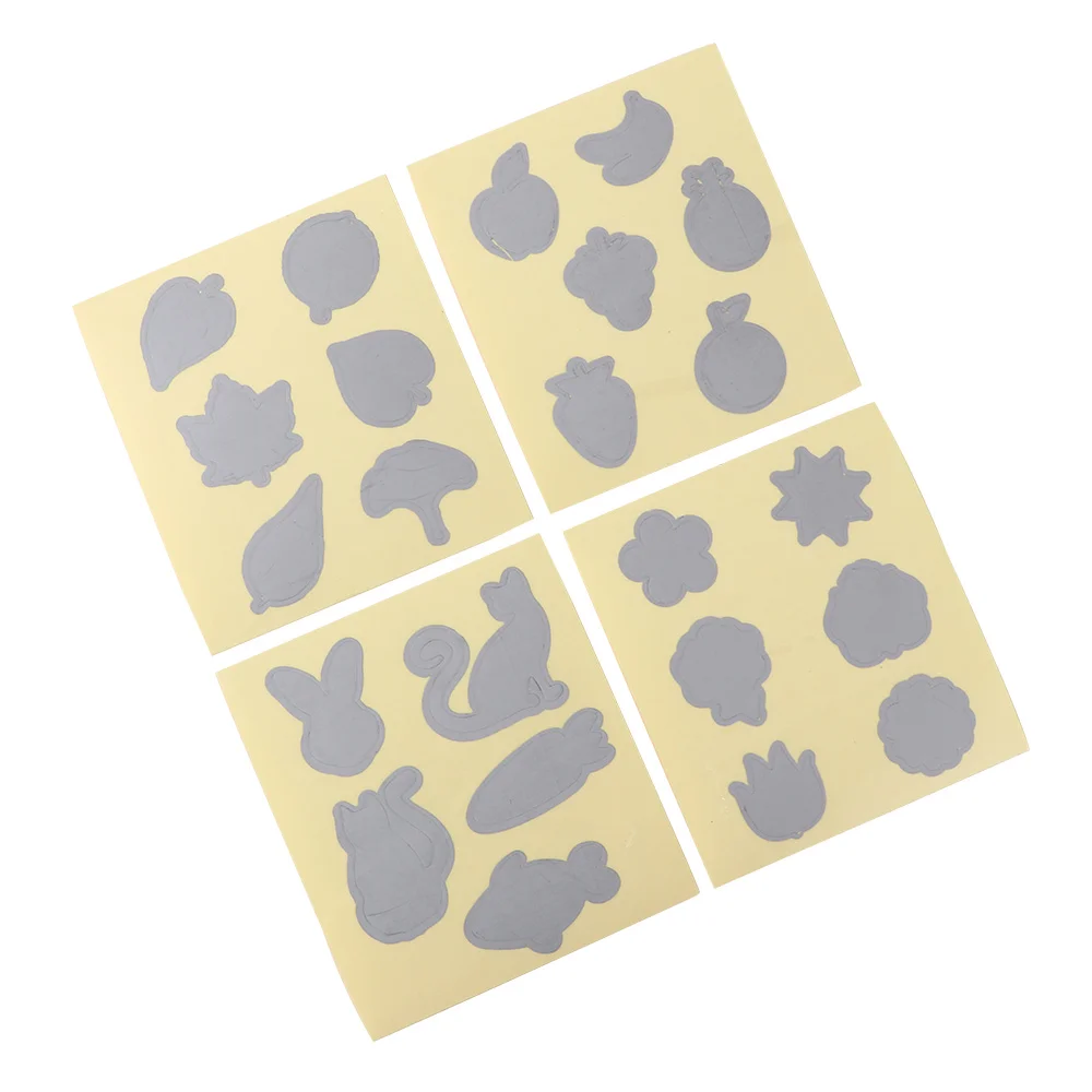 

3 Sheet/bag Fruit Animal Scratch Sticker Drawing Toy DIY Scrapbooking Gift Card Decoration Sticker Children's Stationery