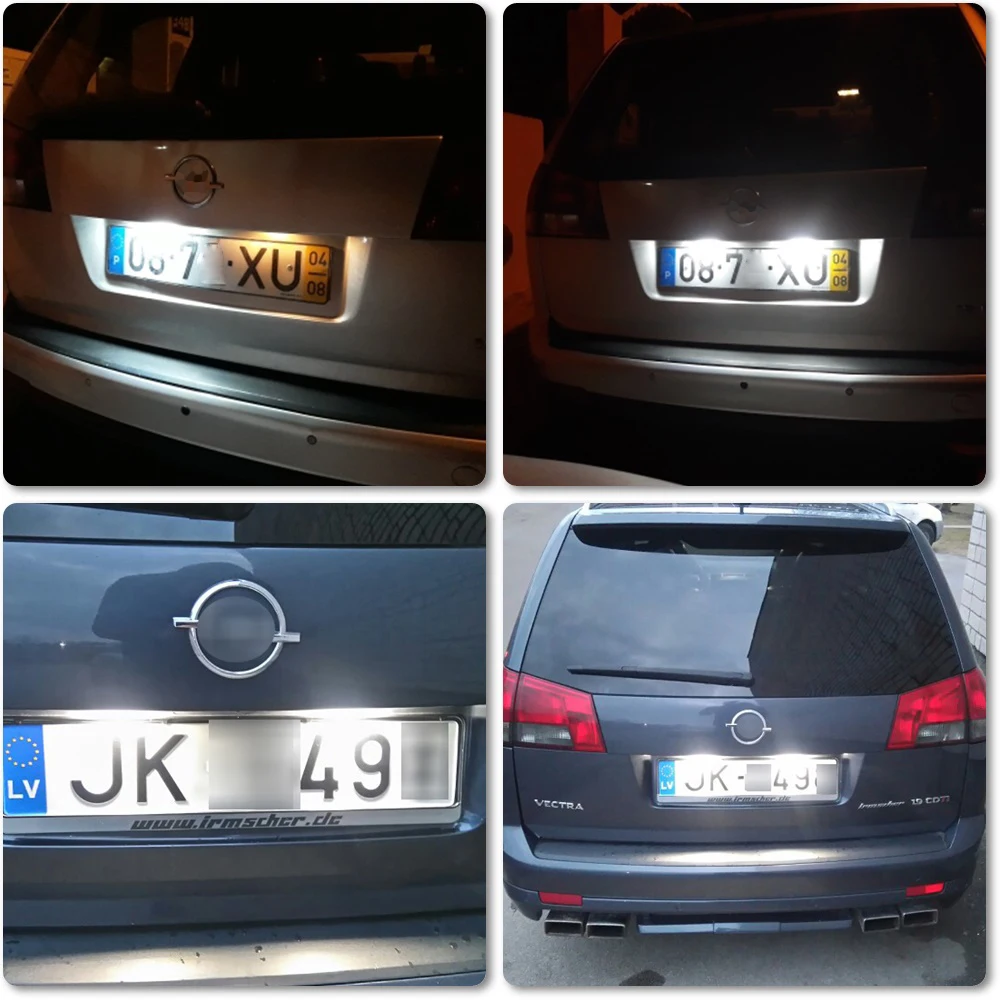 Led license plate light for Opel Vectra C Estate 2002-2008-1333