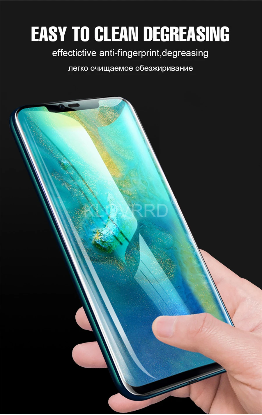 Защитная пленка для экрана для huawei Honor View 20 V20 8X Play P Smart Plus mate 20 X P30 pro lite, Гидрогелевая пленка, силиконовая наклейка