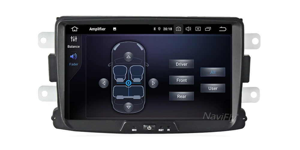 Clearance NaviFly Pure Android9.0 IPS Screen DSP Car Audio multimedia player for Renault Dacia Duster Sandero Lodgy Dokker car DVR camera 12