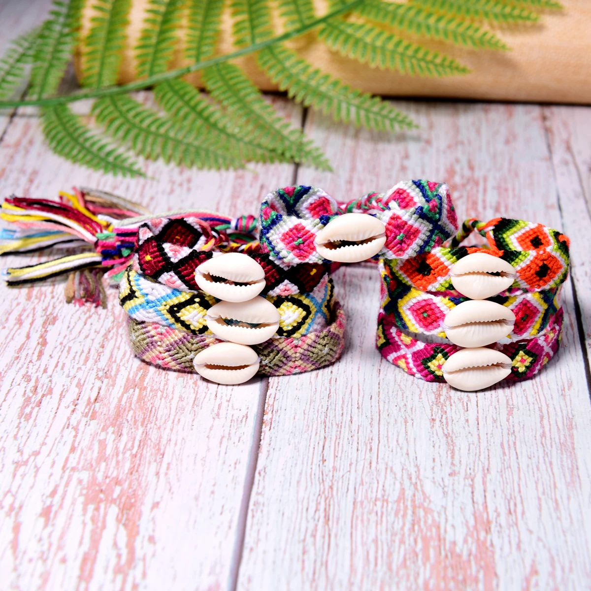 

MOON GIRL Natural Shell Weave Bracelet Handmade Chic Fashion Frienship Puka Cowrie Braided Pulseras Femme Jewelry Dropshipping