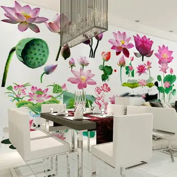 

Children's Room Wall Papers Home Decor Papel De Parede 3D Flower Plant Photo Wallpaper Mural Self Adhesive Vinyl/Silk Wallpaper