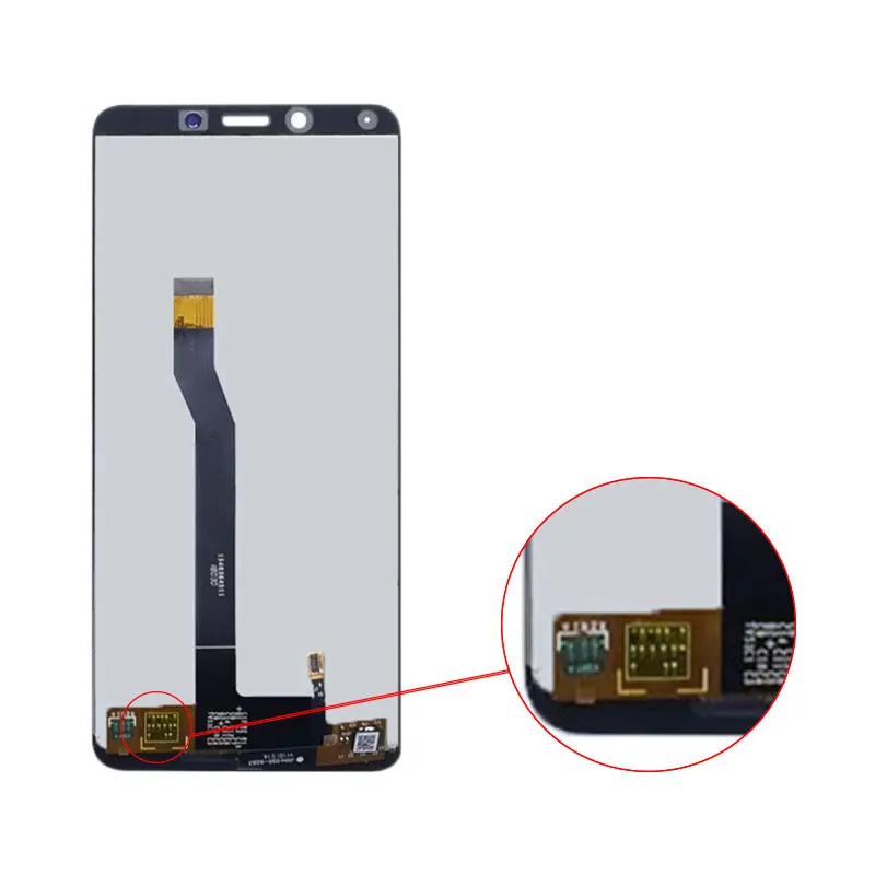 Tanie 100% przetestowany wyświetlacz lcd wyświetlacz dla Xiaomi Redmi 6A 5.45 cal montaż digitizera ekranu dotykowego dla Redmi 6 z ramą darmowa wysyłka
