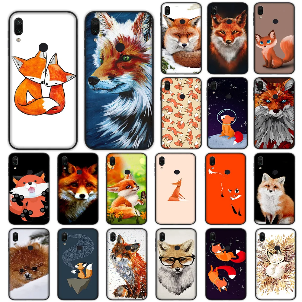 

Fox Soft Case for Xiaomi Redmi Note 4 4X 6 7 Pro 5 Plus 5A 6A Go S2 Cover