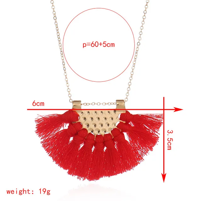 ожерелье naomy & zp с кисточками для женщин ожерелье кулоном фотография
