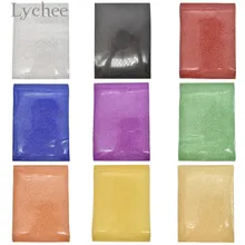 Lychee жизнь A4 блеск тепла Пресс передачи из винила красочный PU декоративные аксессуары для шитья для футболок Костюмы