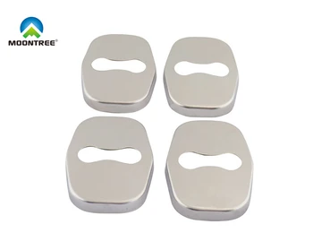 

4 pcs Silver Car Door Lock Protective Cover for DS3 DS4 DS5 DS6 DS7 Citroen C5 C4L
