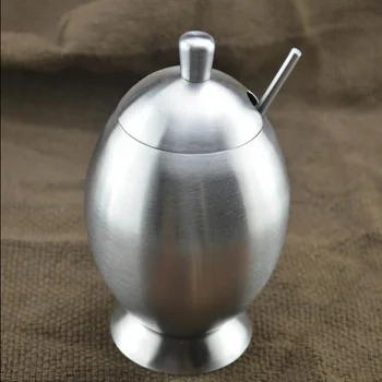

Two-piece Set 304 Stainless Steel High Grade Seasoning Pot Creative Multifunctional Spice Jar Pepper Bottle Free Shipping