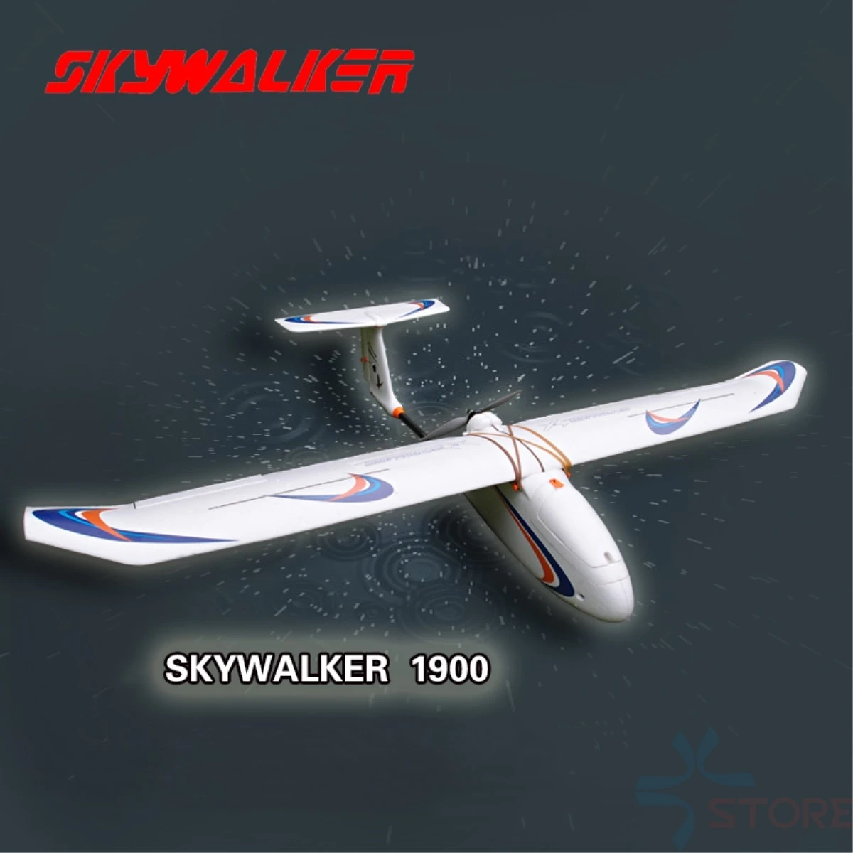 Skywalker самолёт 1900 мм углеродное волокно Хвост Версия планер белый EPO FPV