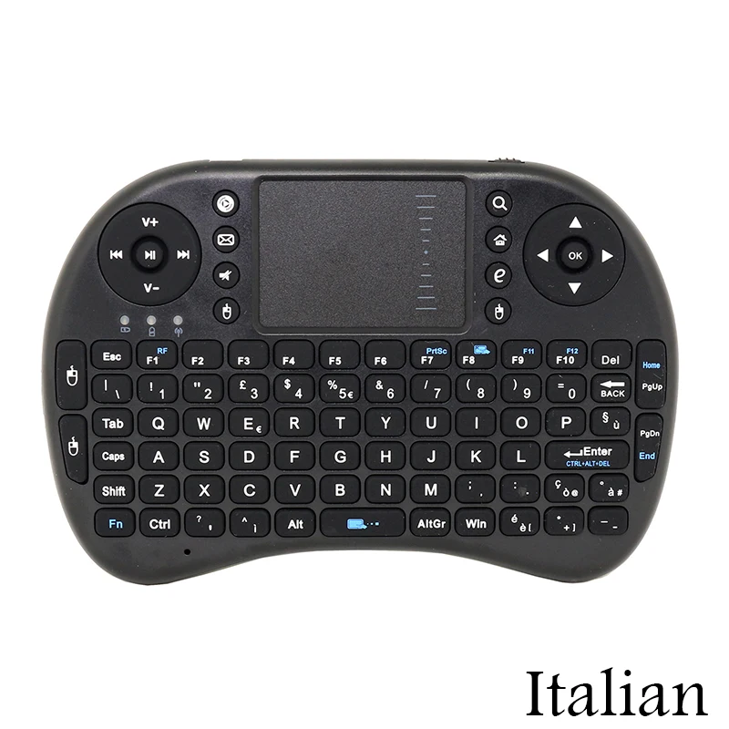 Italian Version 2.4G Mini Wireless Keyboard+Air Mouse+TouchPad for Google Android TV Box/Mini PC
