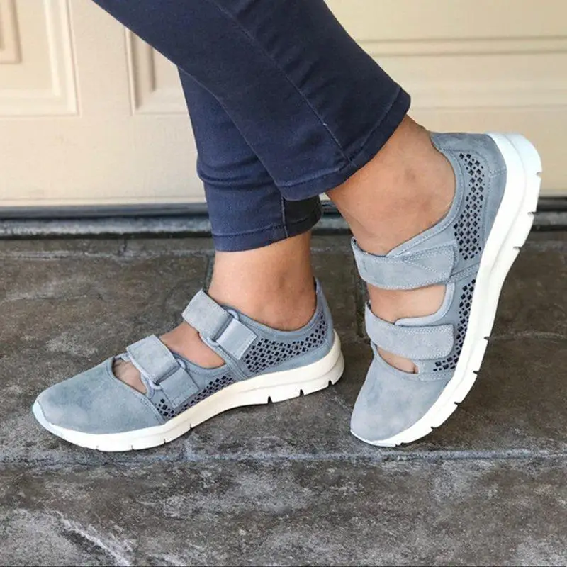 

MoneRffi 2019 Summer Casual Shoes Woman Slip-On Platform Flats Female Breathable Zapatillas Slipony Women Shoes Zapatillas Mujer