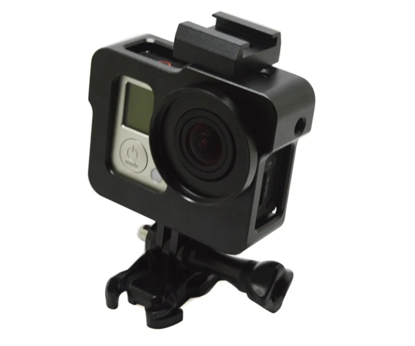 

Husiway New Version Aluminium Alloy Protective Housing Case Shell Frame for GoPro Hero 4