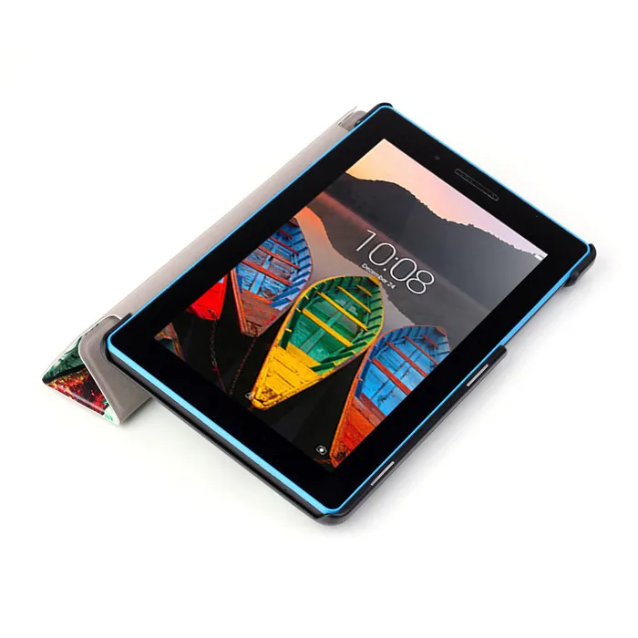 Чехол-подставка из искусственной кожи для lenovo TAB3 Tab 3 7 710 710F 710I TB3-710F 7," Tablet+ 2 шт. Защитная пленка для экрана