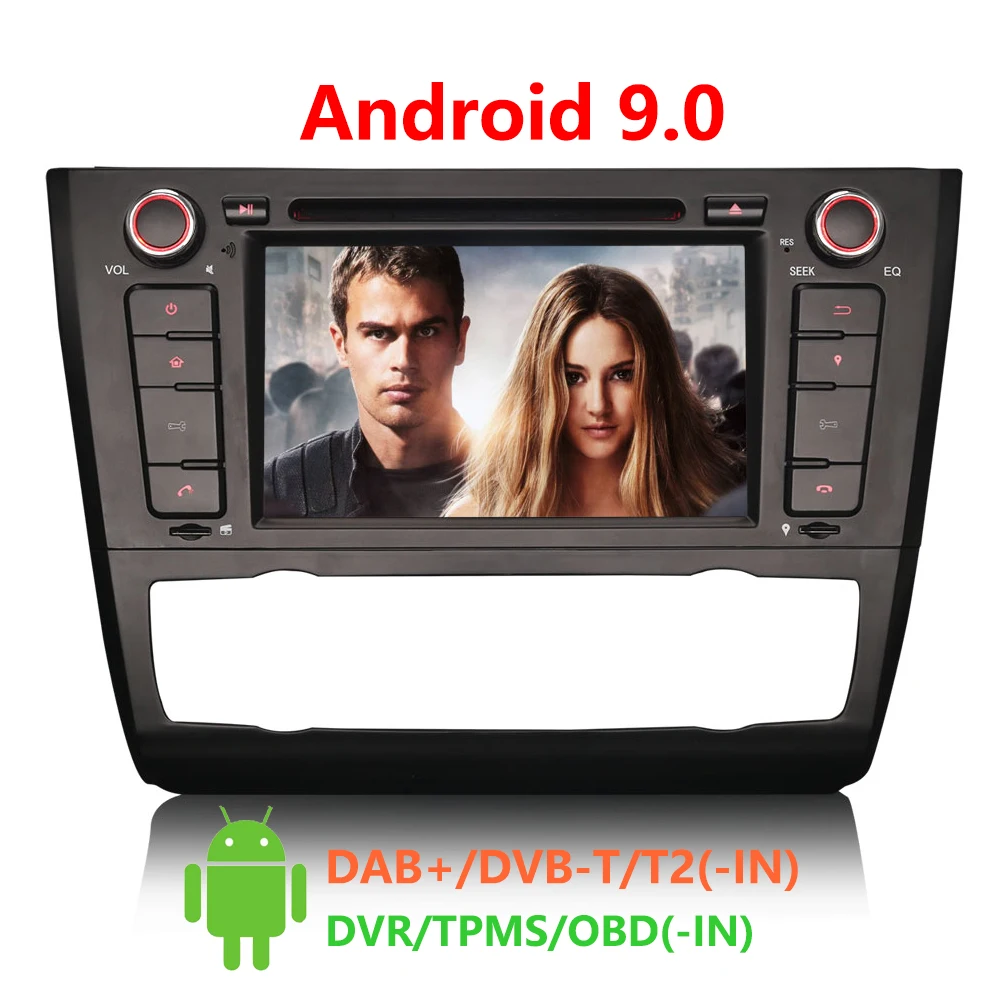 Erisin ES4840B 7 &quotAndroid 9 0 автомобильный мультимедийный плеер навигация GPS DVD