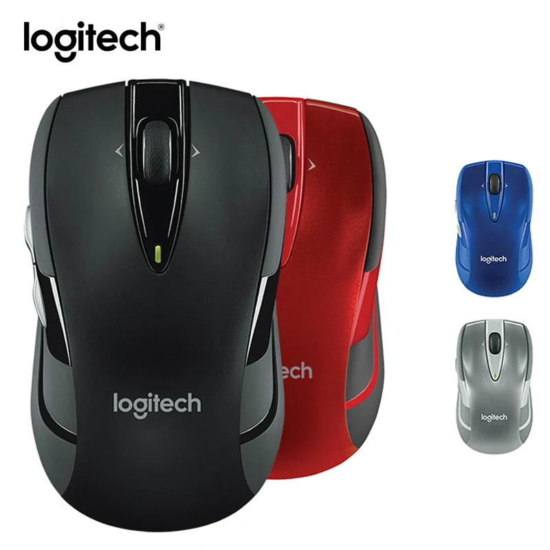 Orginal Logitech M545 Wireless Mouse Laser Wireless Mice Black Red Blue Silver