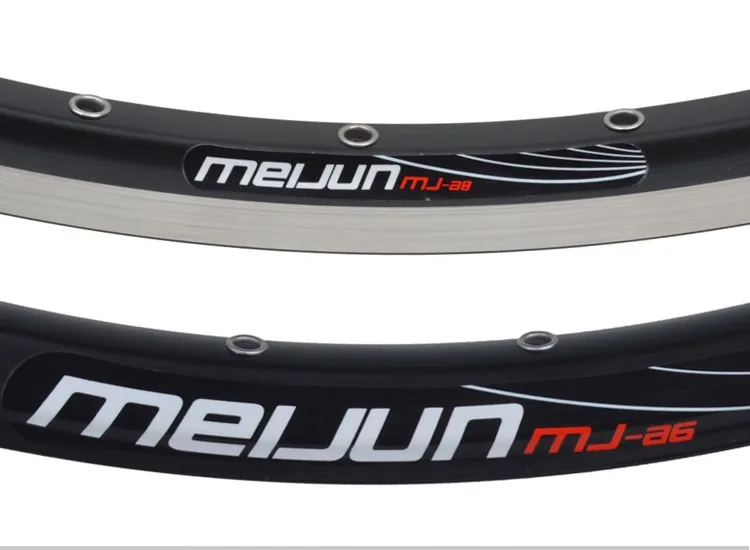 Flash Deal MEIJUN 26-inch mountain bike double disc brakes V brake aluminum 32-hole 36-hole rims wheel rim 6