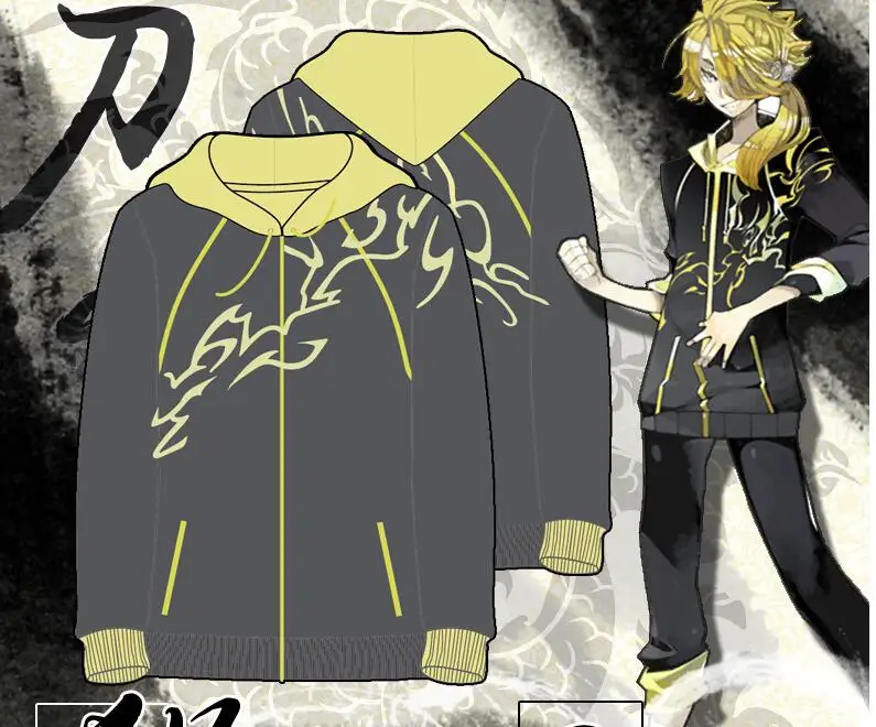 Touken Ranbu онлайн nakigitsunethick флисовая куртка унисекс пальто nakigitsune аниме герой унисекс с капюшоном
