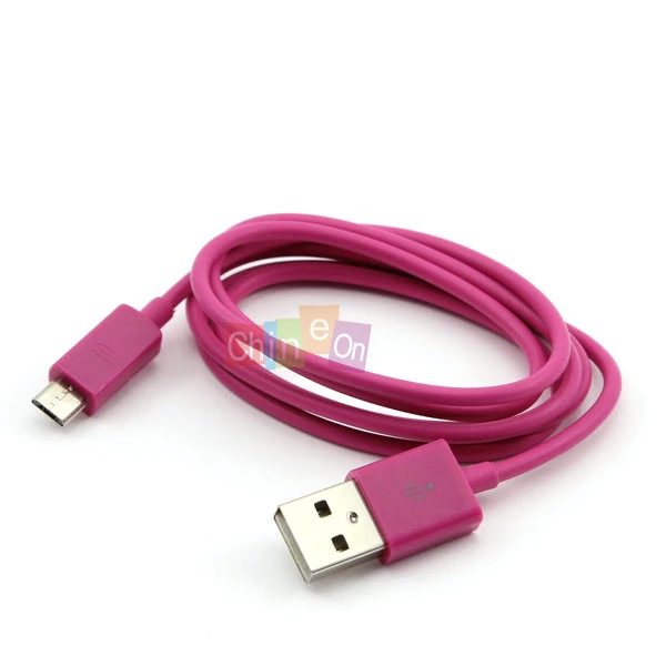 

Peach color V8 Micro USB data sync cable for Samsung Galaxy S3