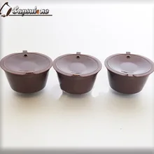 6 шт combinacapsule капсулы многоразового использования многоразового Nescafe капсула чашки Cafeteira Dolce Gusto Кофе капсулы с крышками