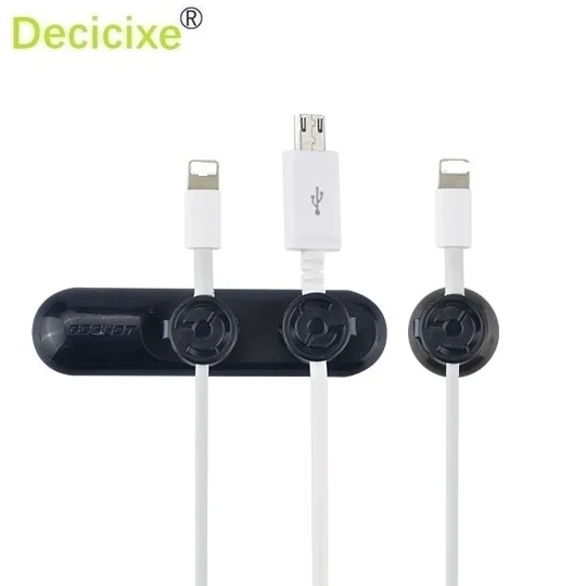 

Magnetic Cable Clip USB Cable Organizer For Desktop Workstation Mini Cable Winder Cord, Simple Effective Decicixe Brand