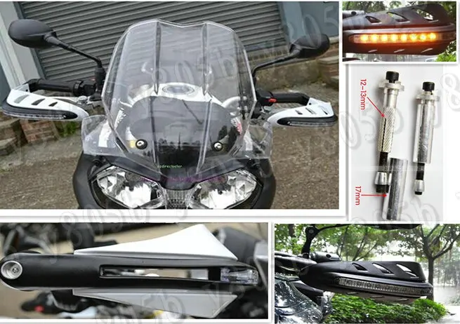 Светодиодный сигнал поворота чехлы на ручки 22 мм ручка для Honda CBR600RR CBR1000RR CBR900RR CBR954RR CB600F Hornet CB1300 CBR125R