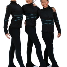 Лидер продаж рисунок спортивный костюм-черный Гламурная модель, одежда для катания на коньках конкуренции SU2024